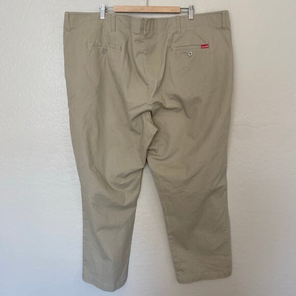 Dixxon Flannel Company D-Flexx Pants Khaki Mens Sz 48x30 Chinos Stretch Work - Picture 2 of 4